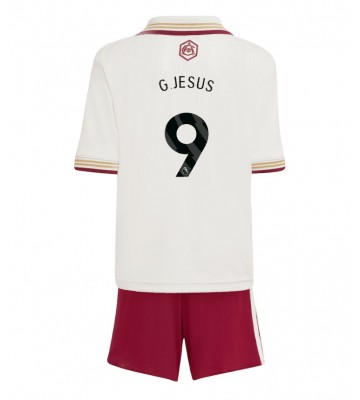 Arsenal Gabriel Jesus #9 Tredjetrøje Børn 2025-26 Kortærmet (+ Korte bukser)